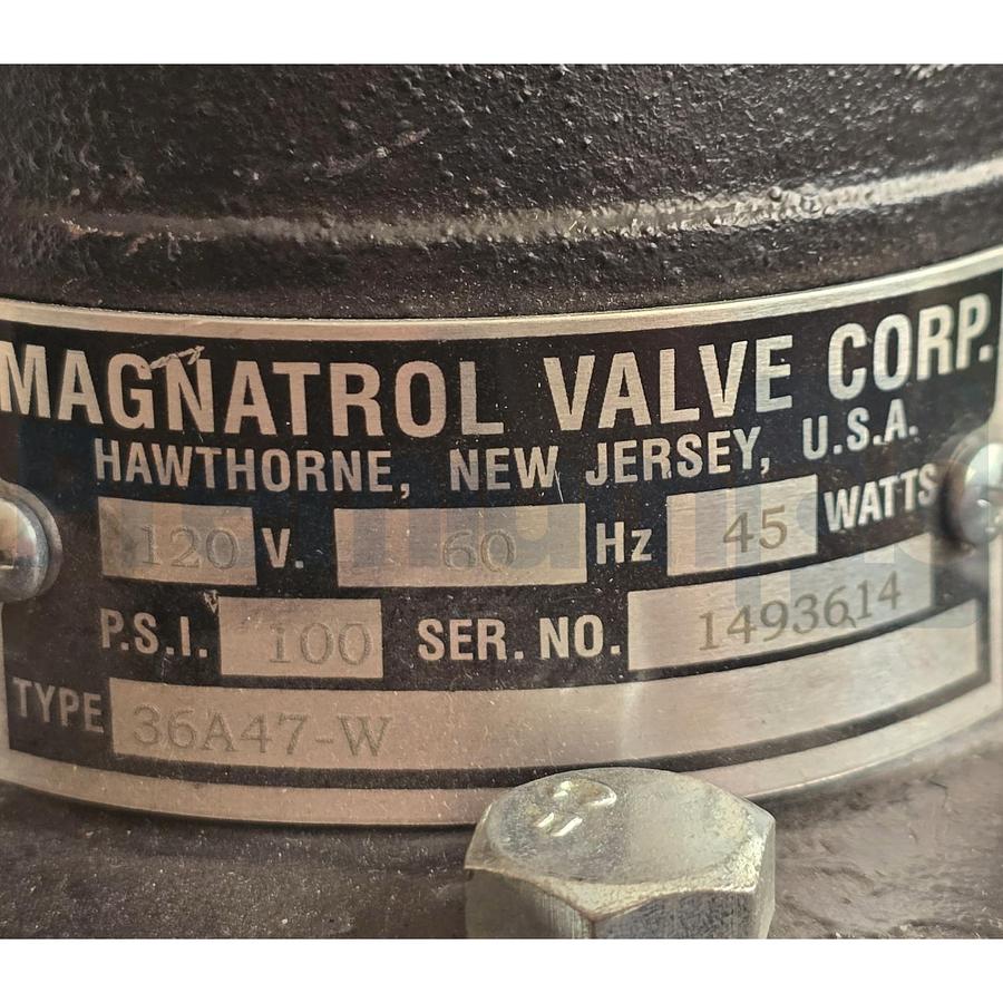 Used Magnatrol G36A47SC-ACBW | 66089889 Solenoid Valve 2" NPT, N/C 120/60Vac 45W NSNP