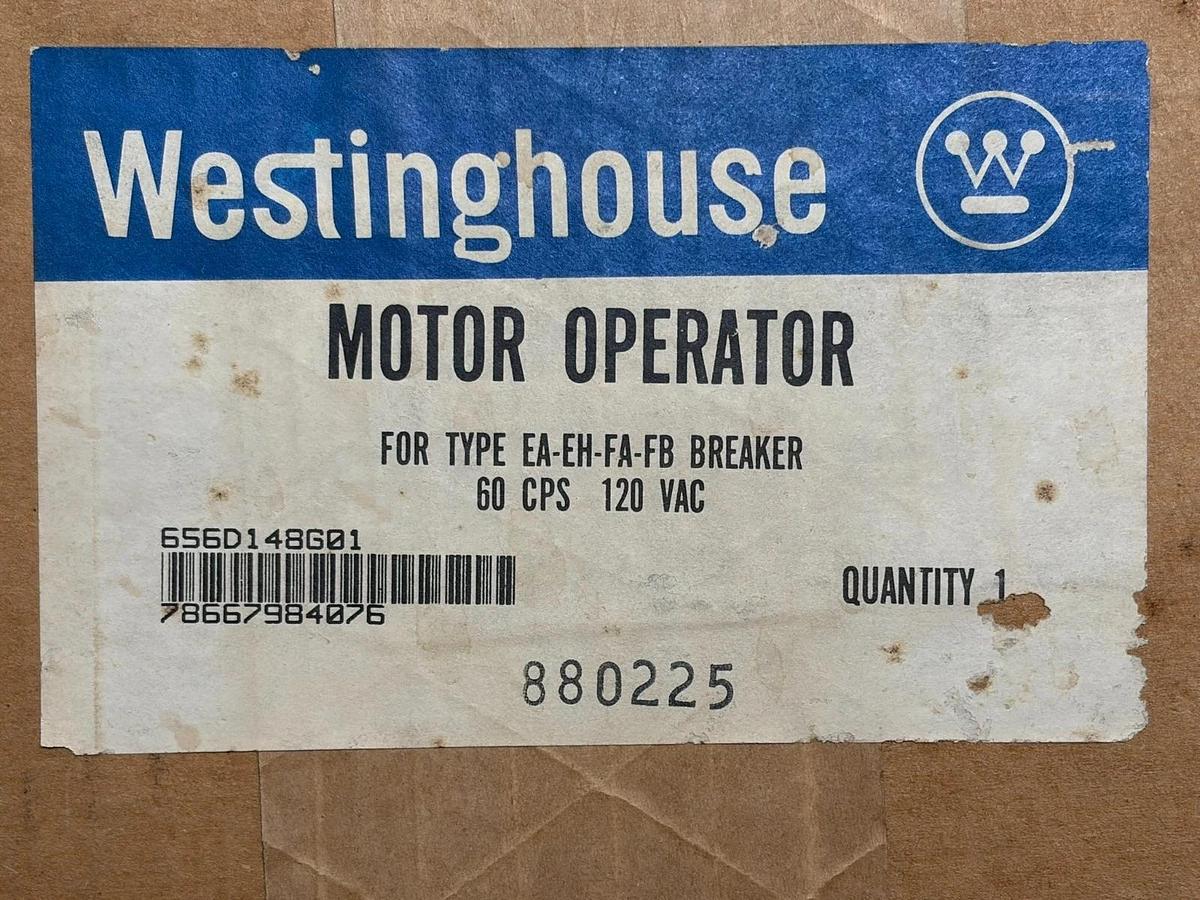 Westinghouse Motor Operator 656D148G01 120VAC AB De-Ion Circuit Breaker New