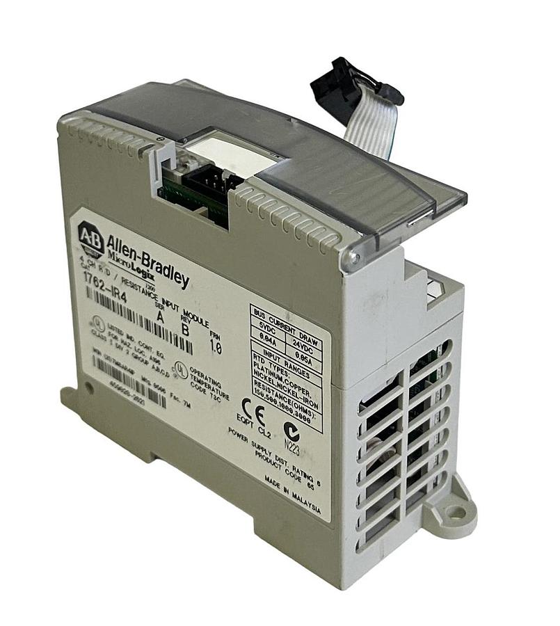 Used ALLEN BRADLEY 1762-IR4 /A MicroLogix 4-CH RTD/RESISTANCE INPUT MODULE 1762IR4