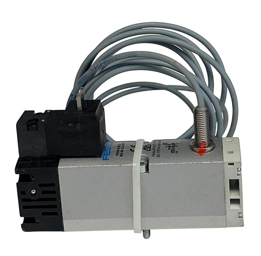 Used FESTO VSVA-B-M52-MZ-A1-1C1-APC / 560725 PNEUMATIC SOLENOID VALVE 5/2-WAY USNP
