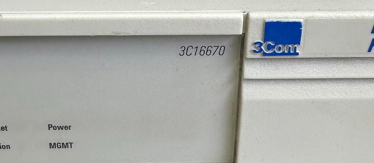 Used 3COM 3C16670 LinkBuilder FMS II 12-PORT ETHERNET HUB SUPERSTACK BASELINE