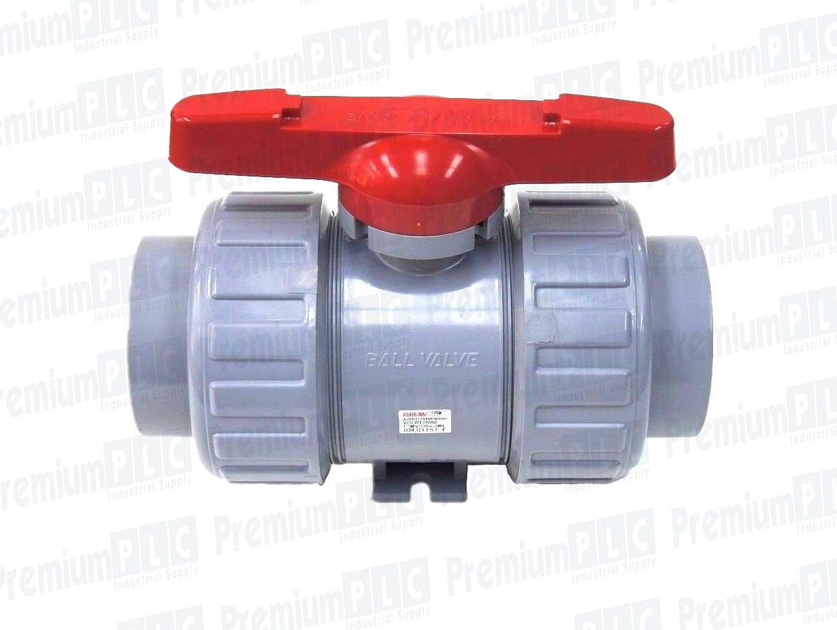 Used NEW ASAHI 1610030 3" CPVC/EPDM/SOC/TU DUO-BLOC 21 BALL VALVE 1610-030 5091A030