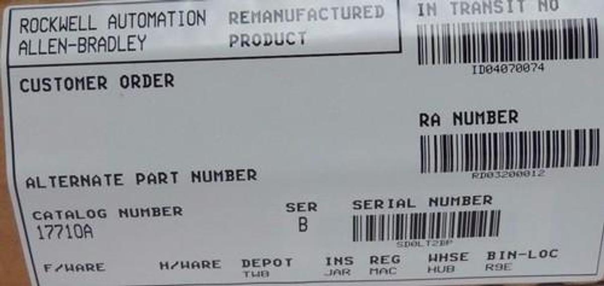 Used REMANUFACTURED ALLEN BRADLEY 1771-OA AC OUTPUT MODULE SER B 120V 1771OA