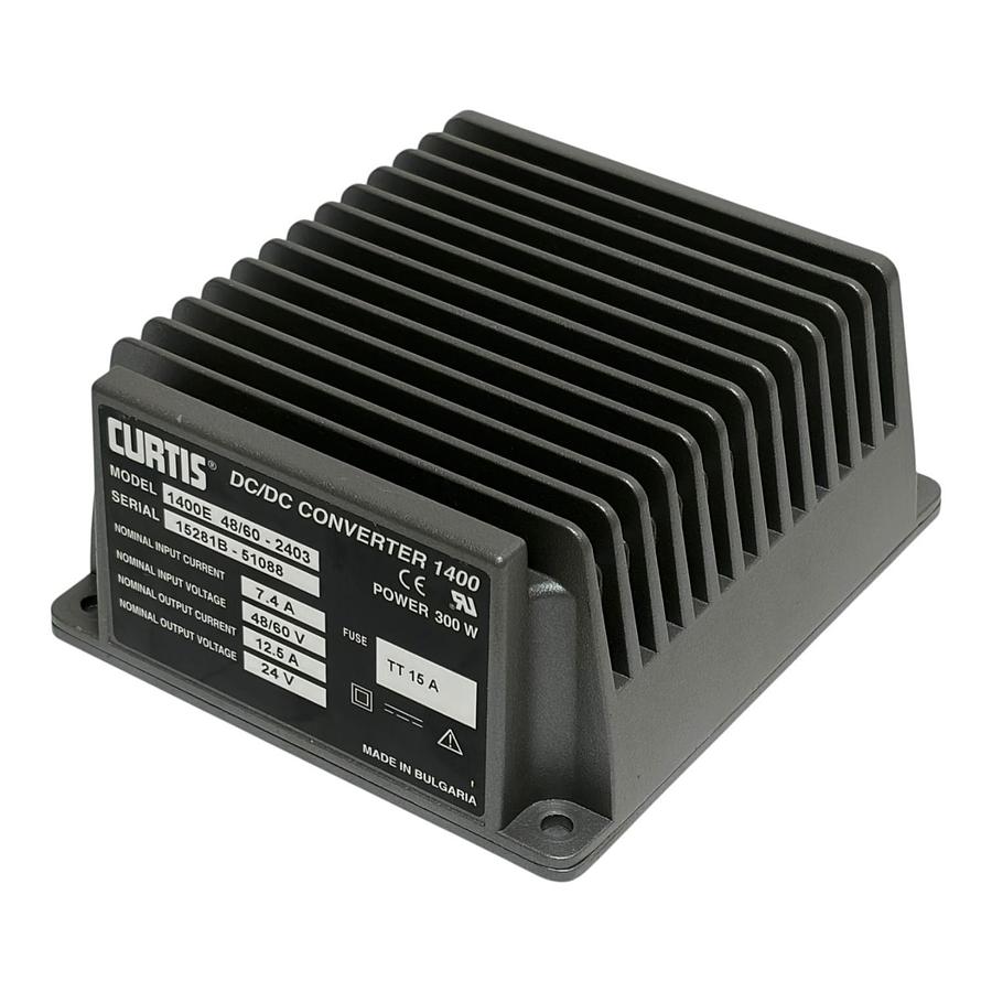 Used Curtis 1400E 48/60-2403 DC/DC Converter 48V 60V to 24V 300W Power Supply