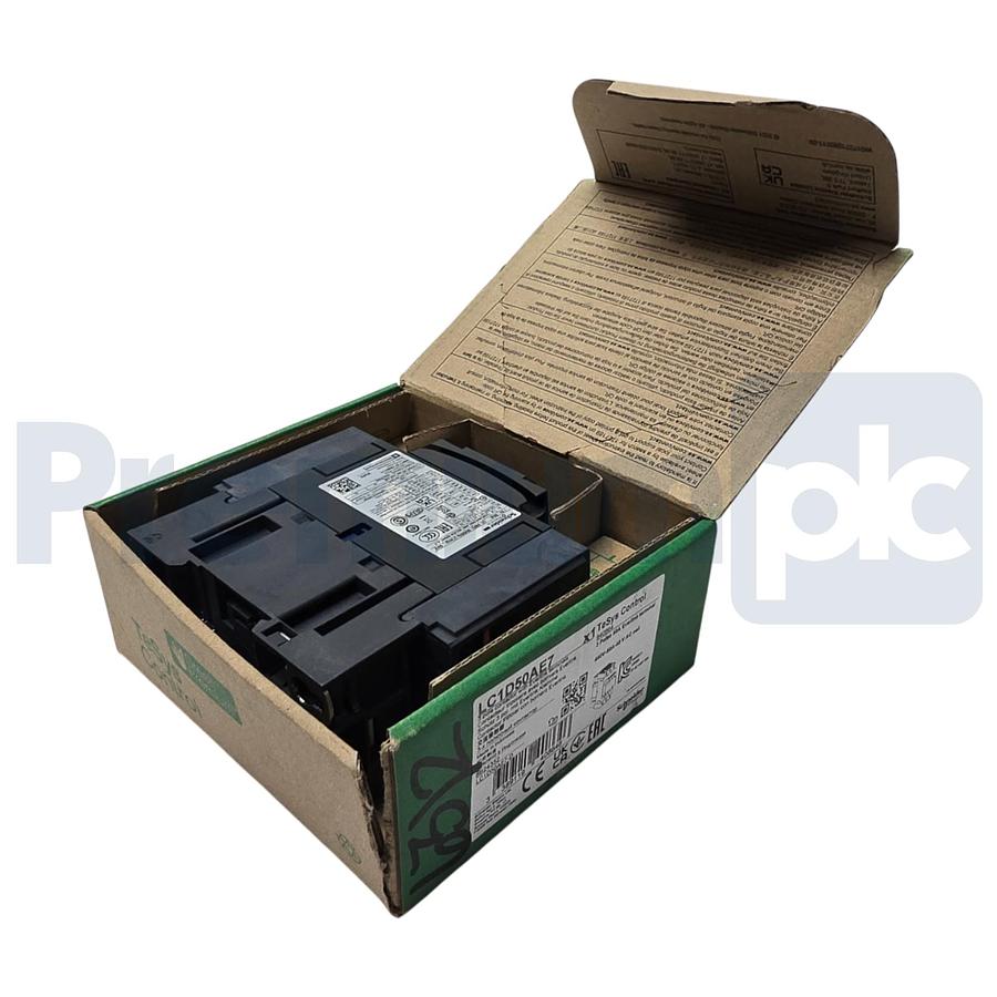 Used Schneider LC1D50AE7 TeSys D IEC Contactor 3 Pole 40HP@480V 50A, 48VAC Coil NSMP