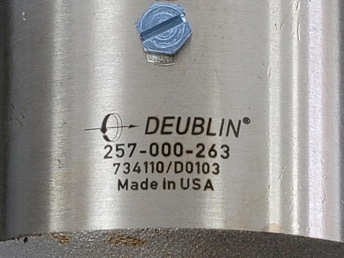 Used NEW DEUBLIN 257-000-263 ROTARY UNION 257000263 M734110
