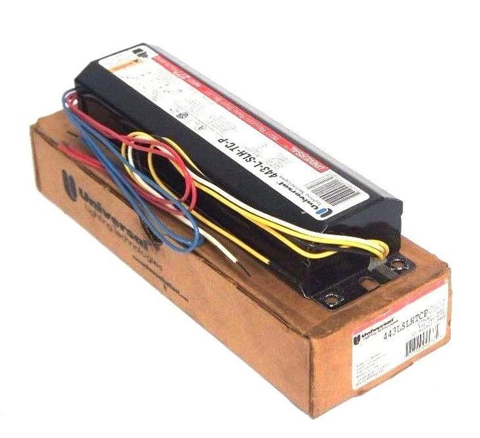 NIB UNIVERSAL LIGHTING 443-L-SLH-TC-P BALLAST 277 VAC, 60HZ, 443LSLHTCP