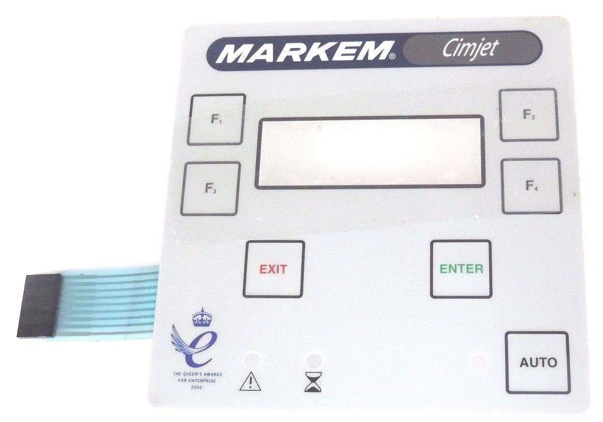 Used MARKEM CIMJET 5825222 OPERATOR PANEL MK5825222 ZM582