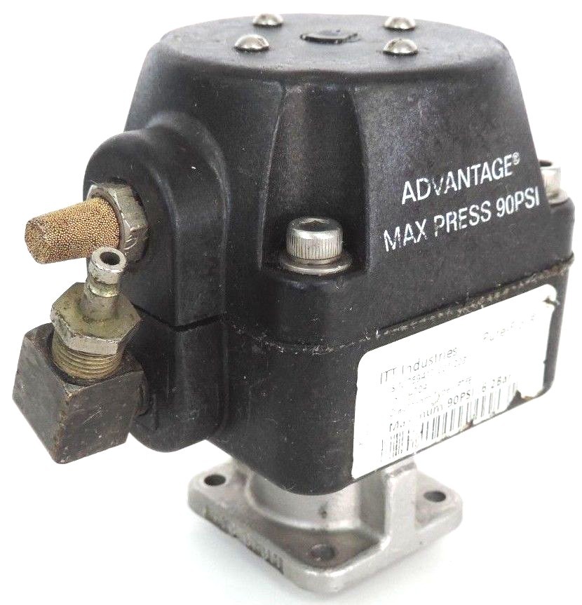 Used ITT INDUSTRIES S-A204 PURE-FLOW ADVANTAGE ACTUATOR W/ DIAPHRAGM PTPE, MAX: 90PSI