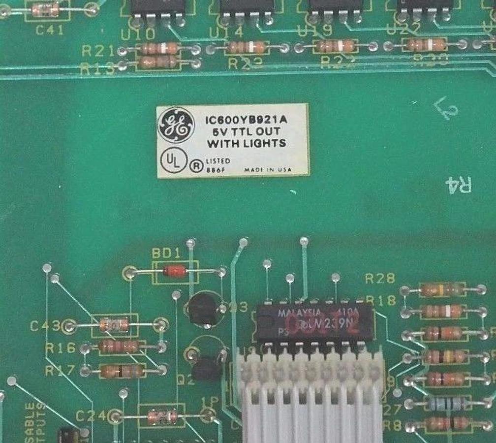 Refurbished GENERAL ELECTRIC FANUC IC600YB921A 5V TTL OUT W/LIGHTS 44A717558-G01- REPAIRED