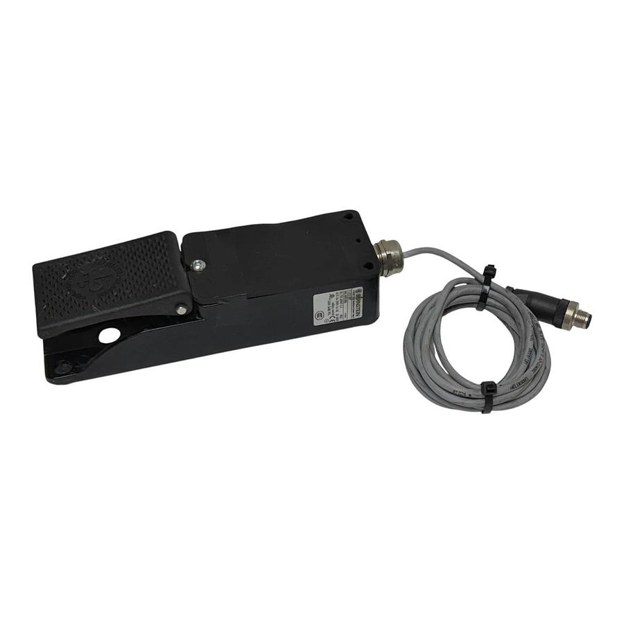 New Bernstein F1-U1Z UN Foot Switch 606.1600.006 Industrial Metal Pedal Unused