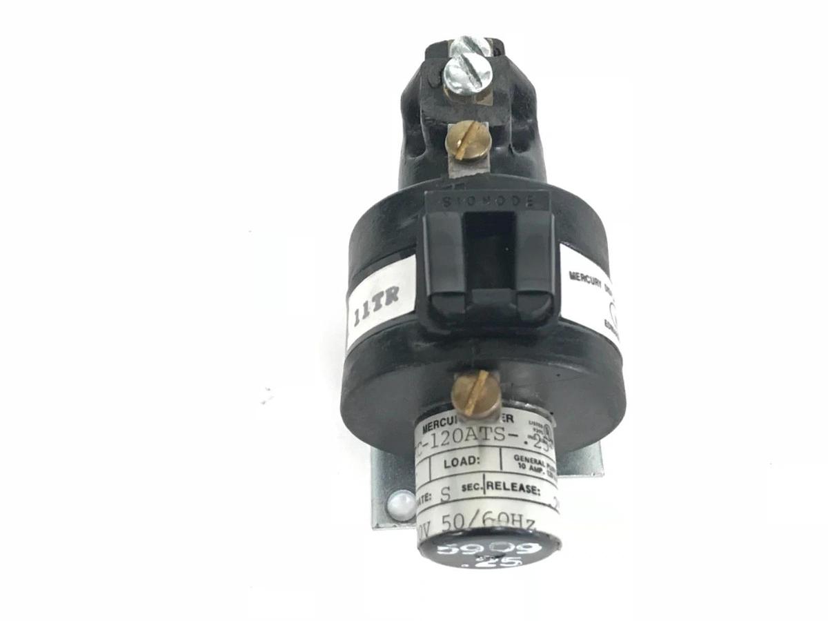 Used MDI DRC-120ATS-.25 MERCURY TIMER 120V, 10A, 50/60HZ, DRC120ATS.25