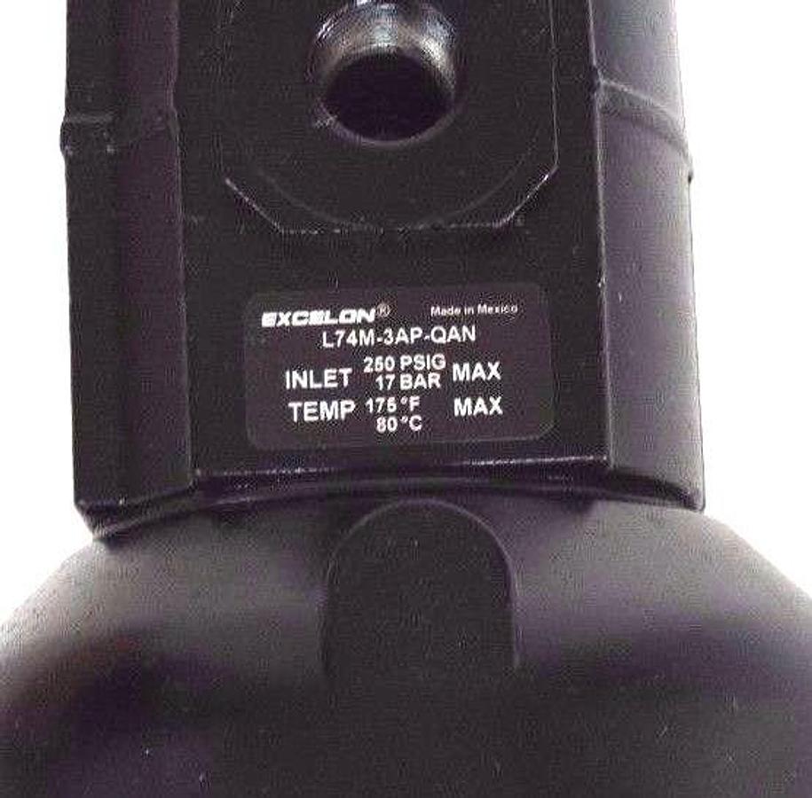 Used NIB NORGREN L74M-3AP-QAN LUBRICATOR 250PSIG, 17BAR, L74M3APQAN