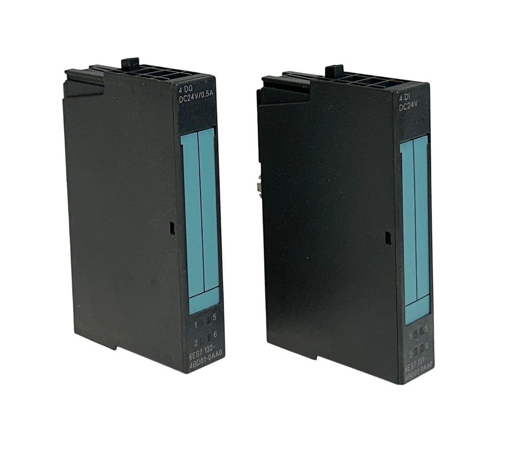 Used 2 SIEMENS 6ES7 131-4BD01-0AA0 / 6ES7 132-4BD01-0AA0 SIMATIC S7 INPUT/OUTPUT NSNP
