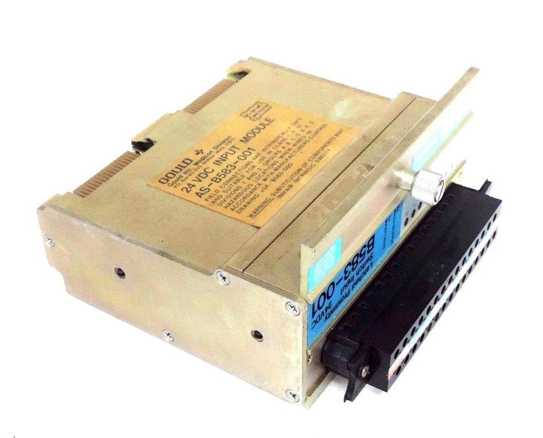 Used GOULD MODICON AS-B583-001 LATCHED PROXIMITY MODULE 25.2VDC, 1.5MA, ASB583001
