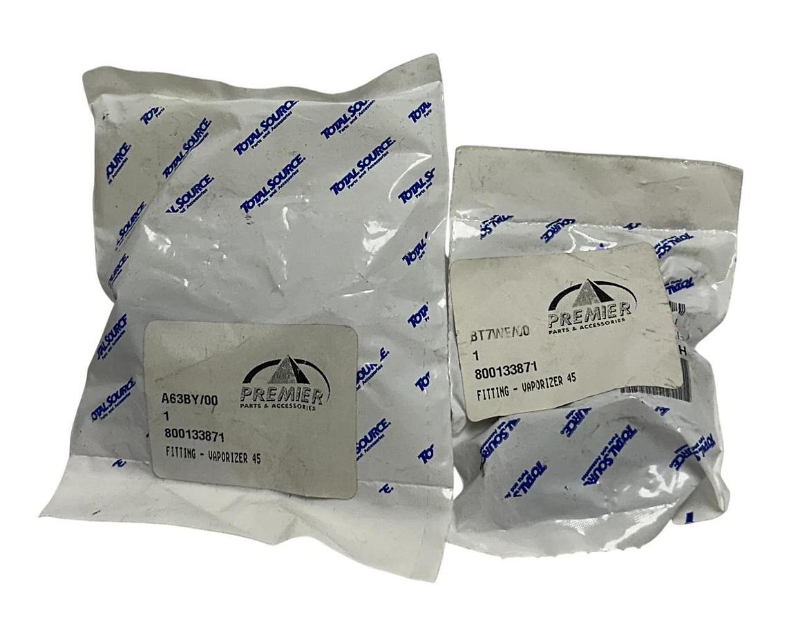 Used 2 PREMIER YALE 800133871 / YT800133871 OEM VAPORIZER FITTINGS FOR FORKLIFT NSFS