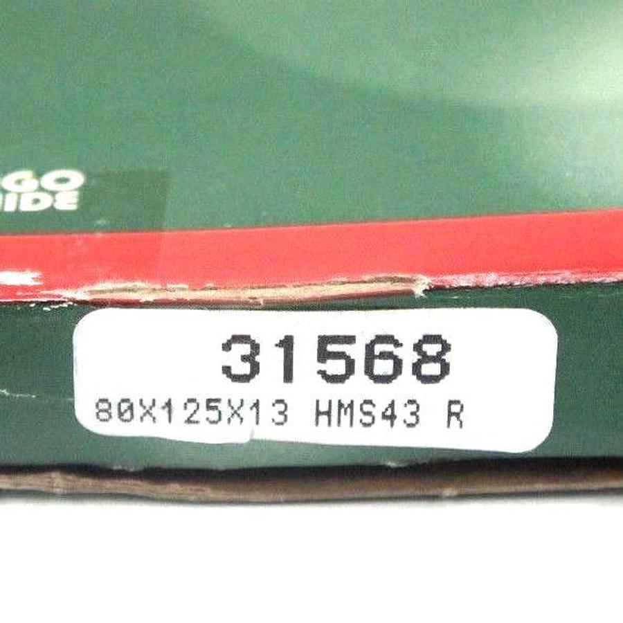 Used LOT OF 4 NIB CHICAGO RAWHIDE 31568 OIL SEAL 80MM X 125MM X 13MM HMS43R