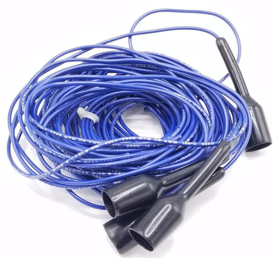 Used LOT OF 4 NEW UV 4-0202 REPLACEMENT LAMP HARNESS BLUE TEFLON 40202