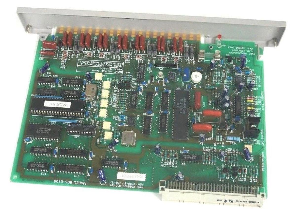 Used SIEMENS 505-6108 ANALOG 8 CH INPUT MODULE 5056108