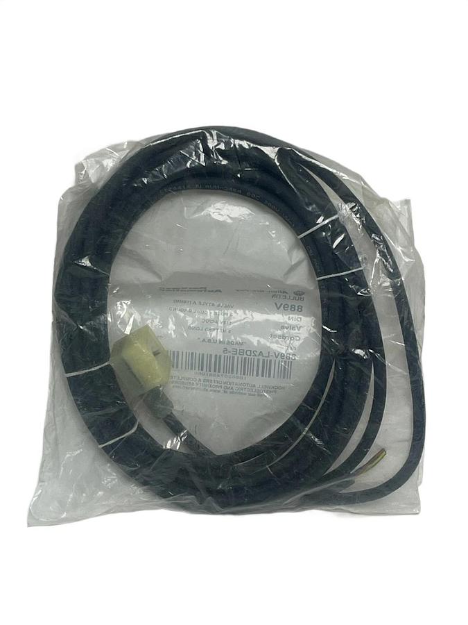 Used Allen-Bradley 889V-LA2DBE-5 DIN Valve Cordset 2-Pin 5M New Sealed