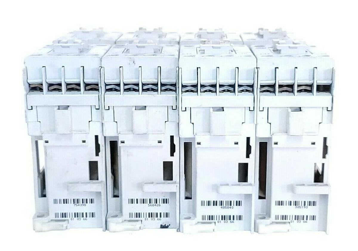 Used LOT OF 8 ALLEN BRADLEY 100-C12Z*10 CONTACTORS SER. A 100C12Z10A, 24V DC