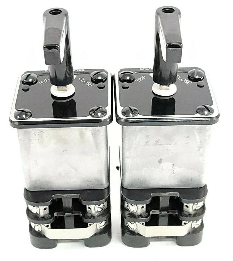 Used LOT OF 2 NIB GENERAL ELECTRIC 10AA100 BREAKER CONTROLS SBM SWITCHES NP. 202490