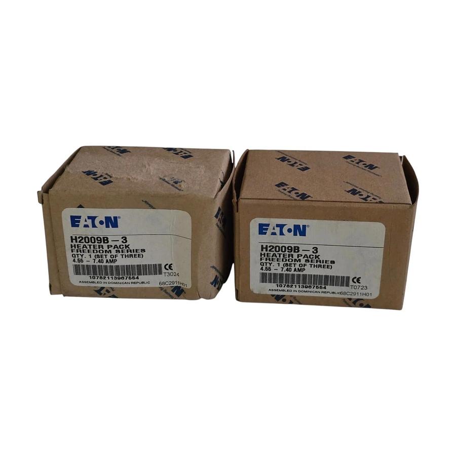 (2 Boxes of 3) Eaton H2009B-3 Freedom Series Heater Pack | 4.55 - 7.40 AMP NSMP