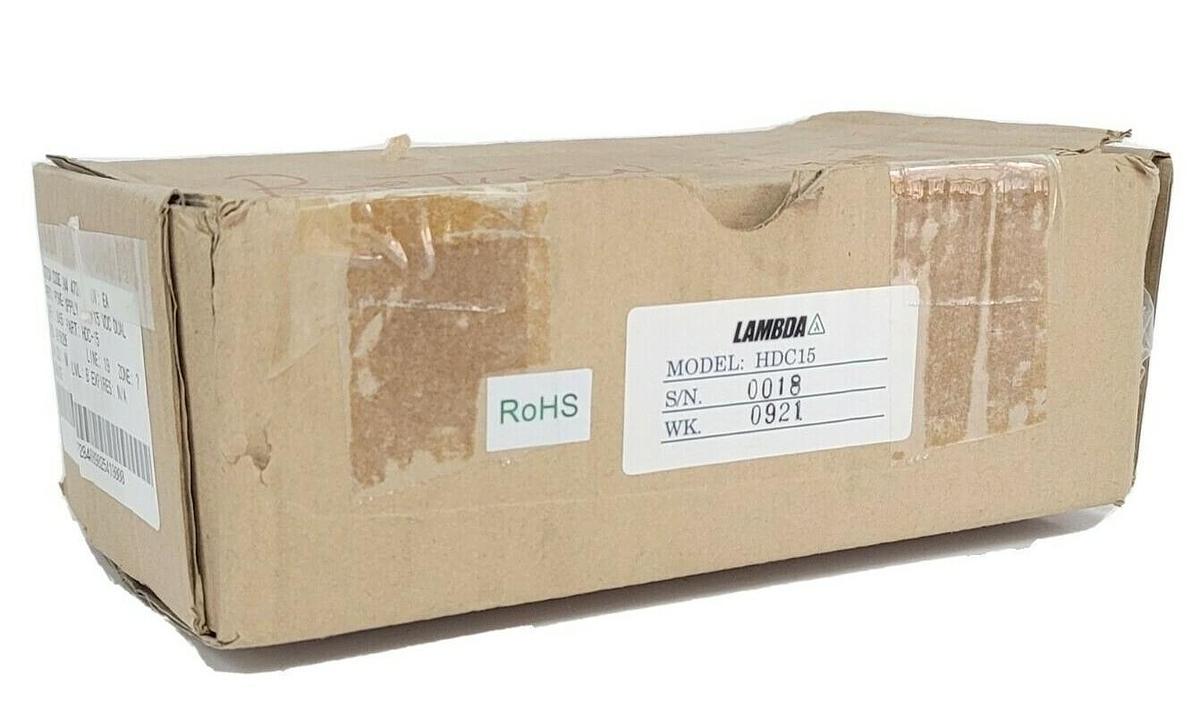 Used NEW LAMBDA HDC15 SWITCHING POWER SUPPLY