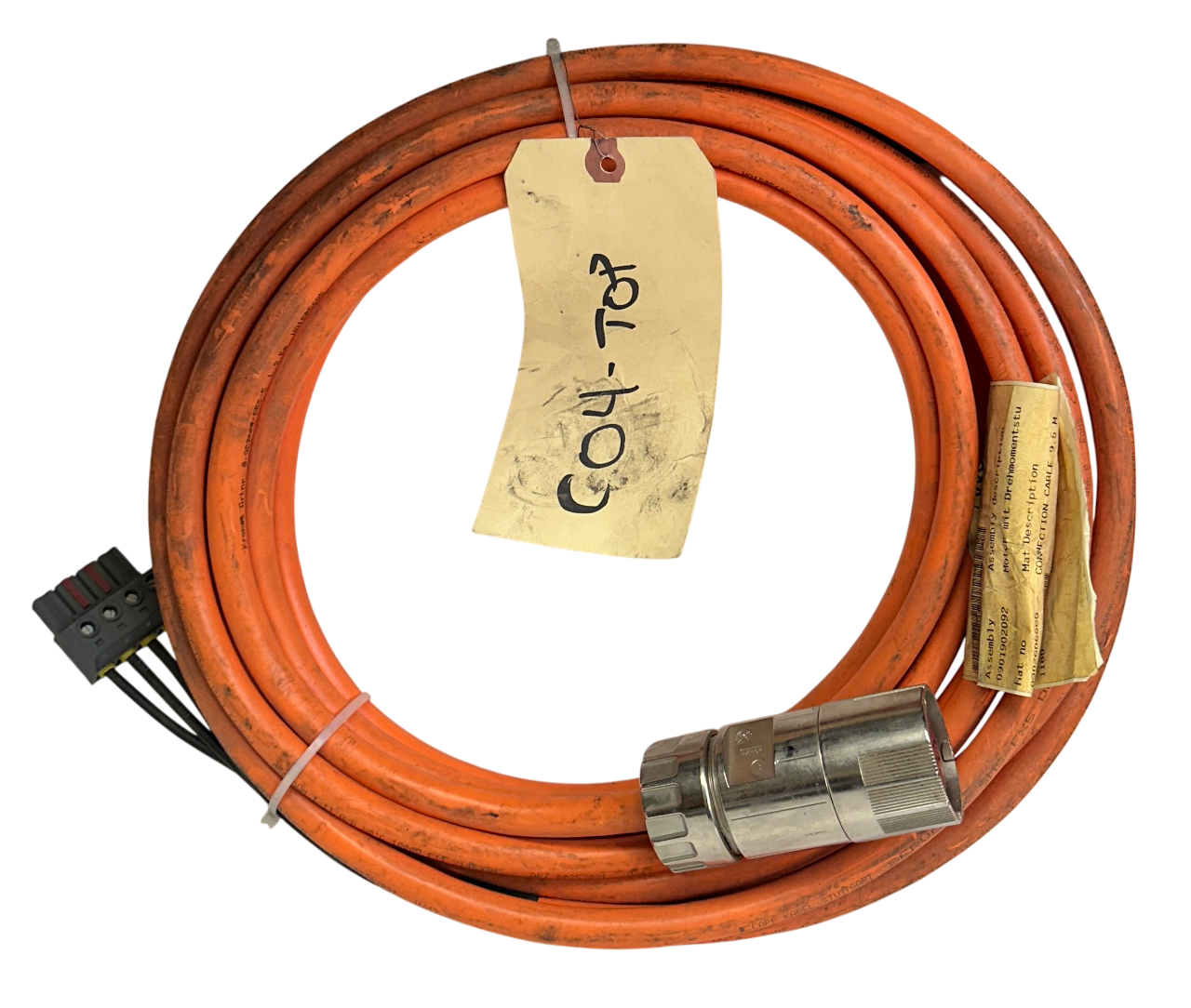 Used KRONES 0-902-60-556-5 / 0902605565 MOTOR CONNECTION CABLE 9.5M NSNP