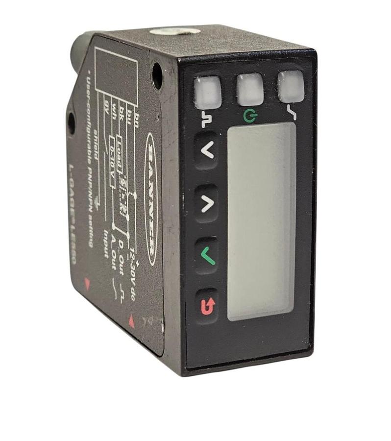 Used BANNER LE550UQ LASER DISPLACEMENT SENSOR 12-30V DC P/N: 86750