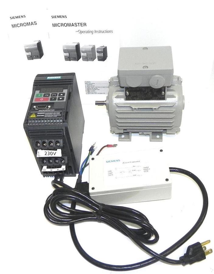 Used NIB SIEMENS 6ES92 P/N: A1-101-415-538 MICROMASTER STARTER KIT, 6SE9210-7CA40
