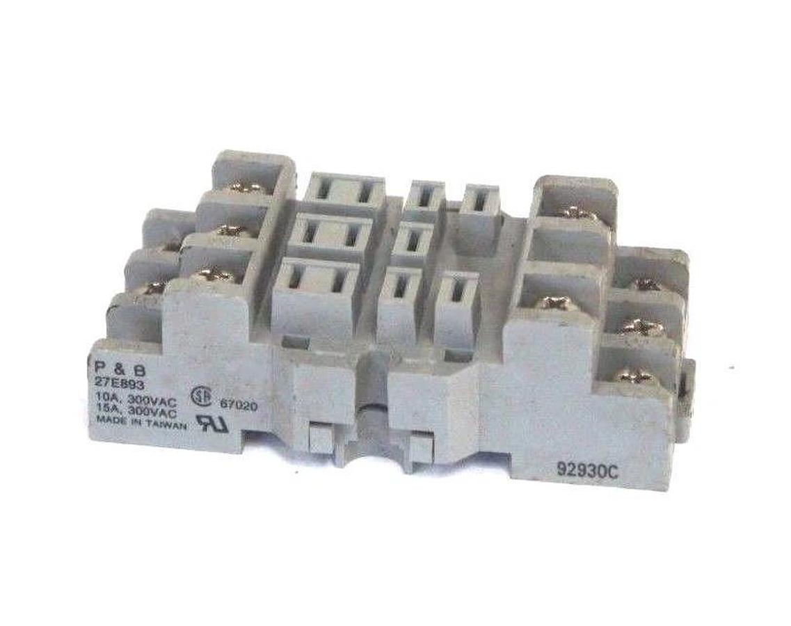 Used POTTER & BRUMFIELD 27E893 SOCKET RELAY BASE