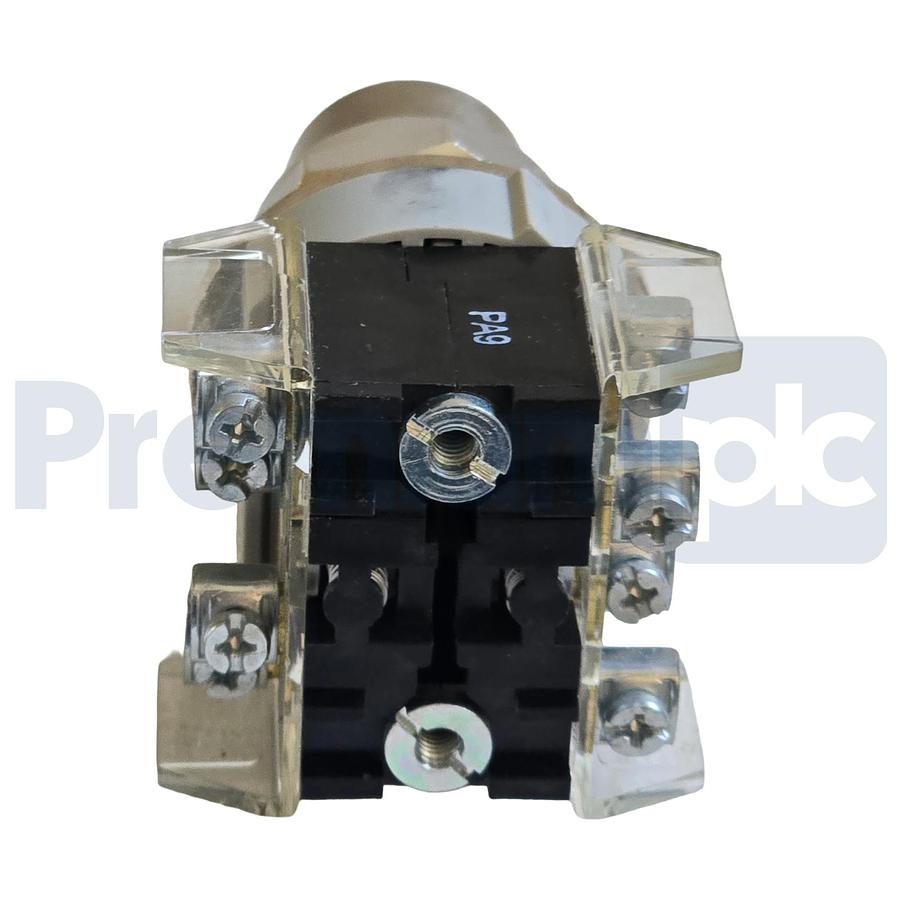 Used Allen-Bradley 800T-H3123B /T Selector Switch 30mm 2Pos Cyl. Lock 2 NO/2 NC NSNP