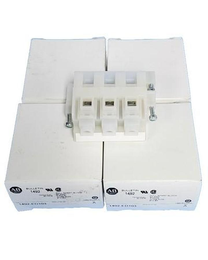 ALLEN BRADLEY 1492-ED103 /A PULL APART BLOCKS 60A, 3-POLE NEW SURPLUS