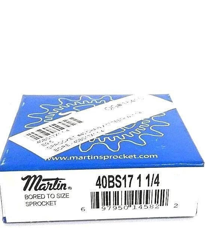 Used FACTORY SEALED MARTIN 40BS17-1-1/4 SPROCKET ROLLER 1-1/4PITCH 40TEETH