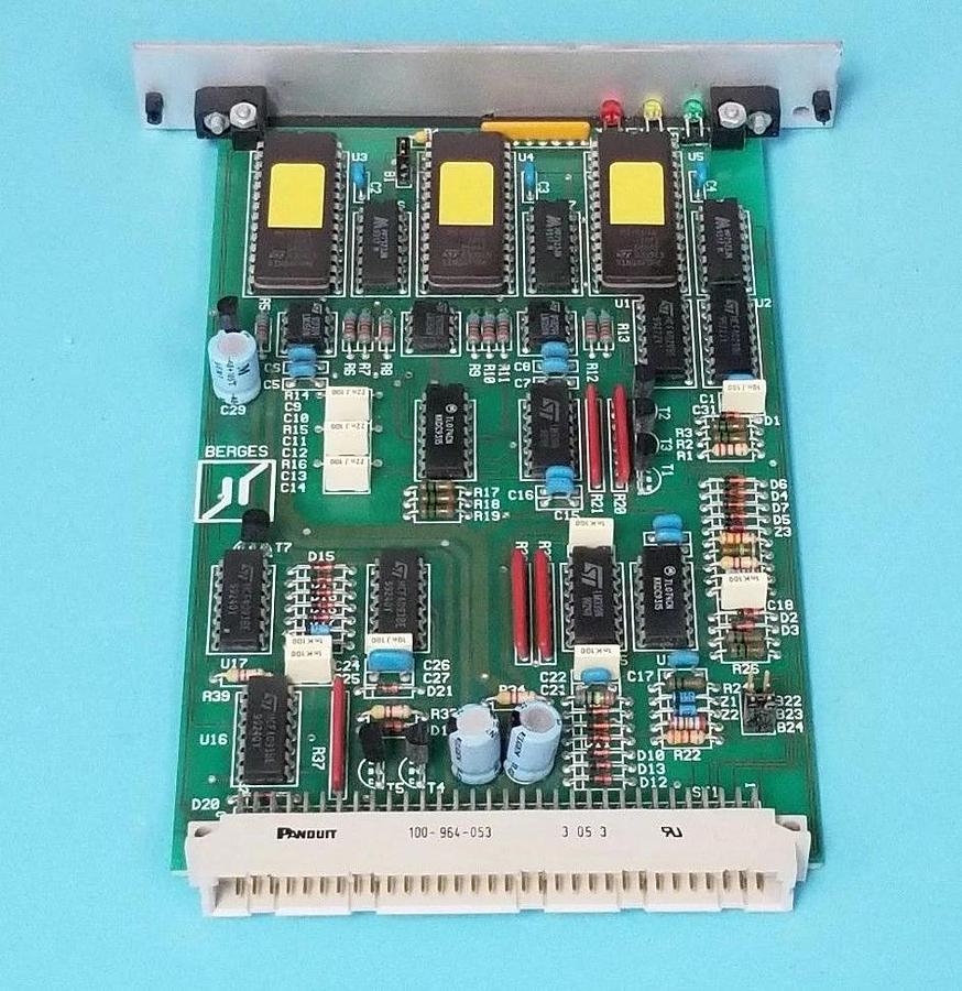 Used BERGES ACI-STK2-30F/2/A01 CONTROL BOARD 930624 75 50 , 930630 14