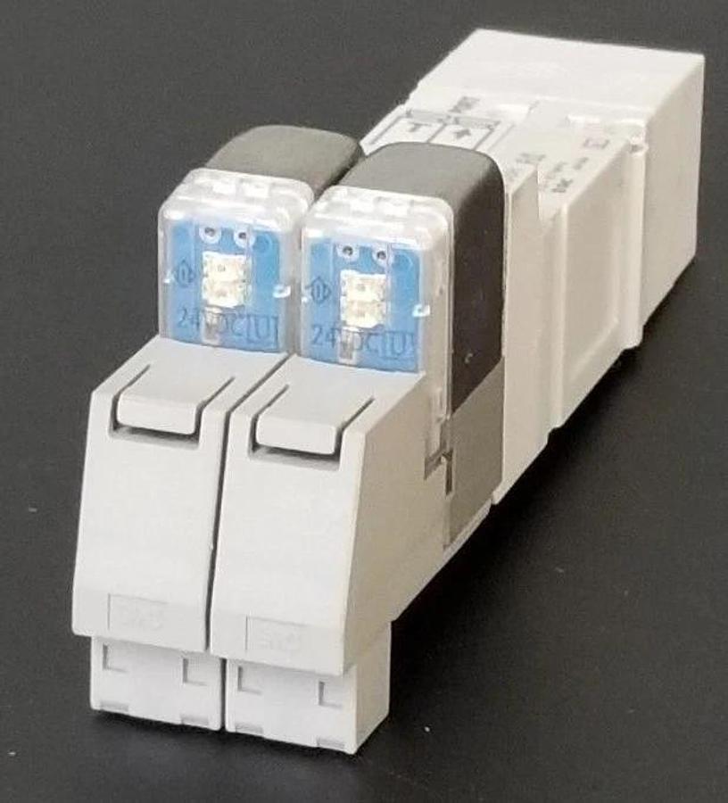 Used SMC SY3445-5FUD SOLENOID VALVE 0.2~0.7MPA, SY3PP46, SY34455FUD
