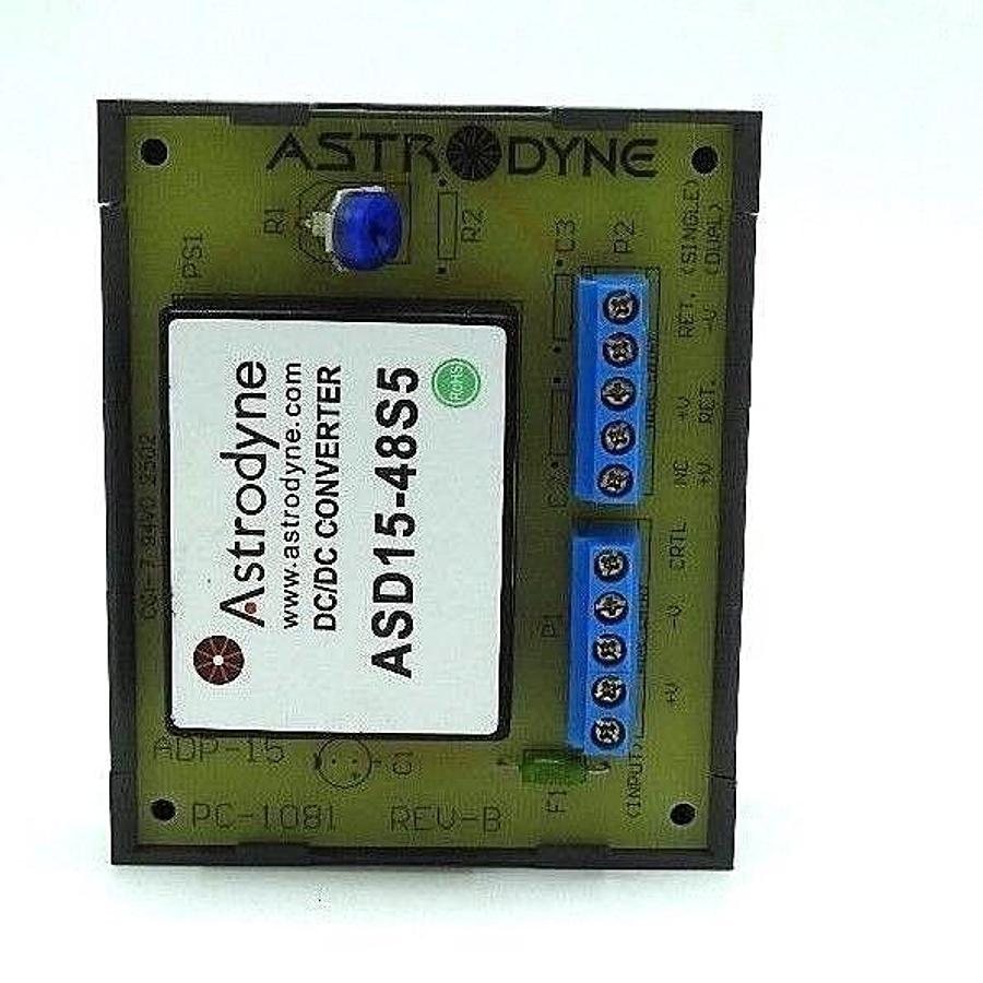 Used NEW ASTRODYNE ADP-15, PC-1081 REV. B DIN-RAIL MOUNTING SOCKET W/ ASD15-48S5