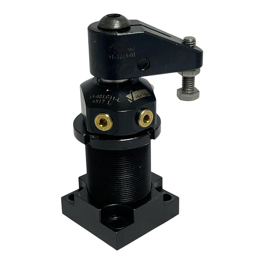 Used Vektek 15-0213-11-L Hydraulic Swing Clamp w/ 91-5213-01 Arm 2600lb Capacity