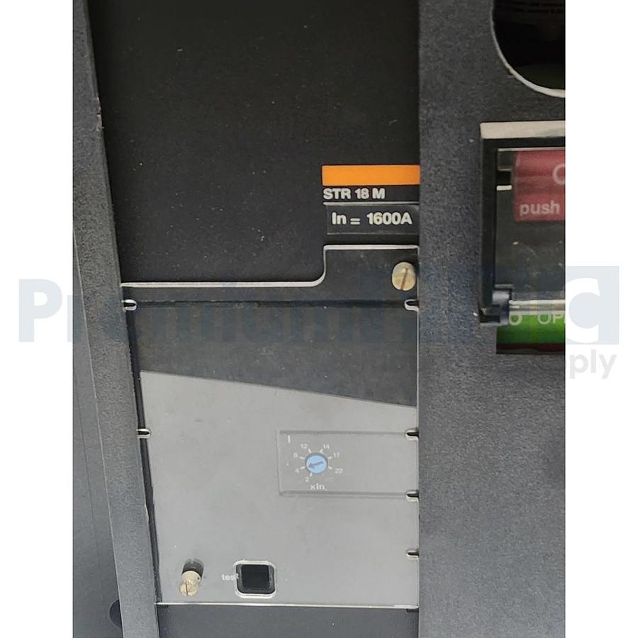 Used SQUARE D MP20H1 MASTERPACT CIRCUIT BREAKER 2000A 4P FRAME W/STR18M 1600AMP TRIP