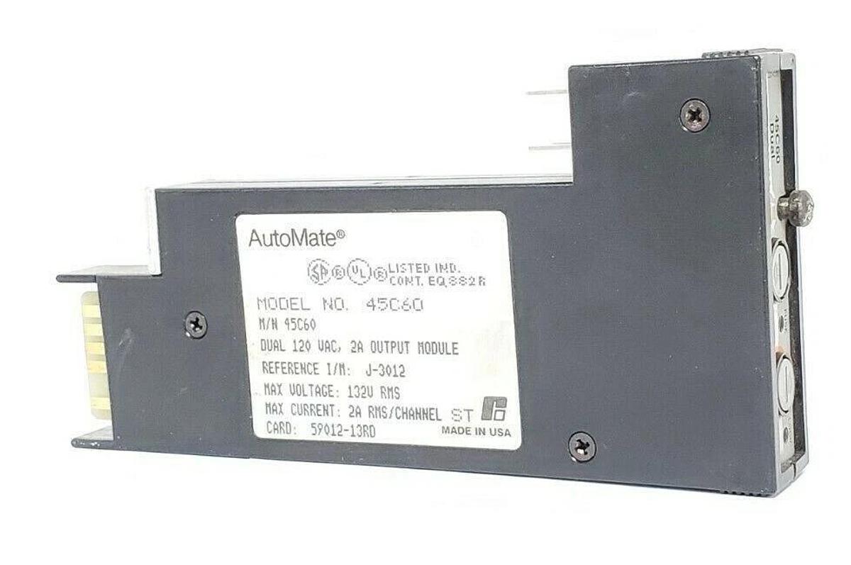 Used RELIANCE ELECTRIC 45C60 AUTOMATE PROGRAMMABLE CONTROLLER OUTPUT MODULE