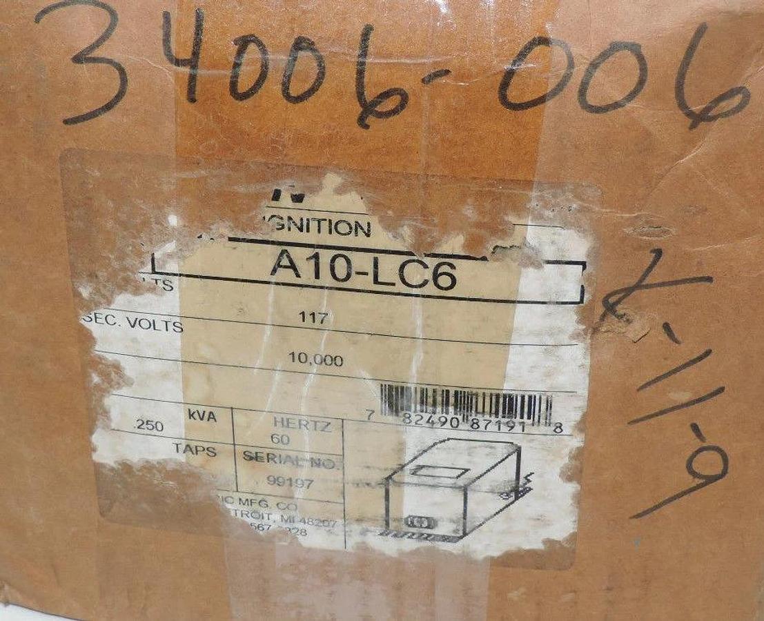 NIB DONGAN A10-LC6X INDUSTRIAL IGNITION TRANSFORMER A10LC6X