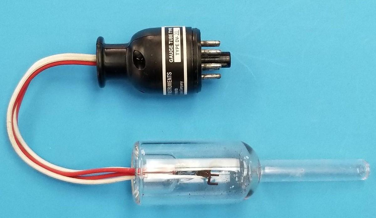 Used TELEDYNE INSTRUMENTS DV-20 VACUUM GAUGE TUBE 8-PIN 0-1000 MTORR