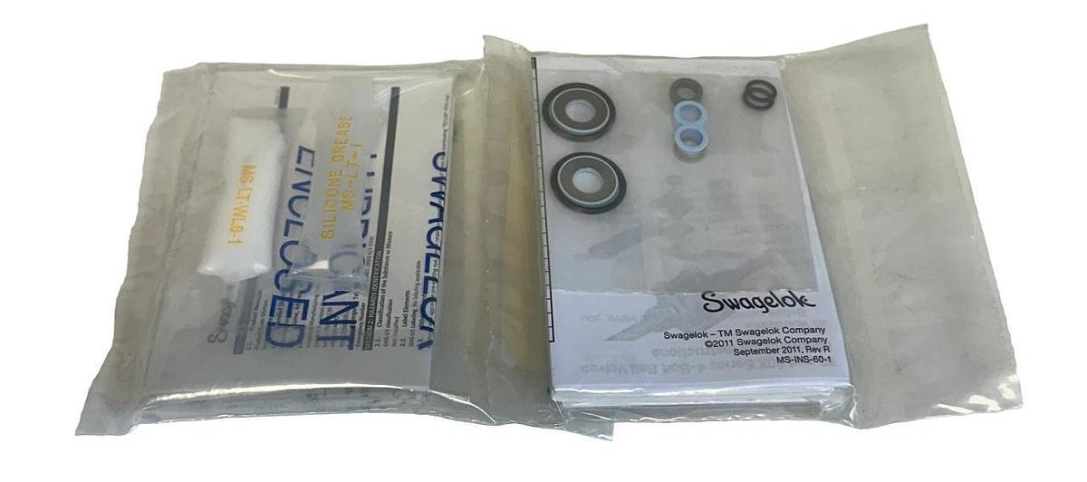 Used 2 NEW SWAGELOK SS-91K-62T / SS91K62T REINFORCED PTFE KITS FOR 62 SERIES VALVES