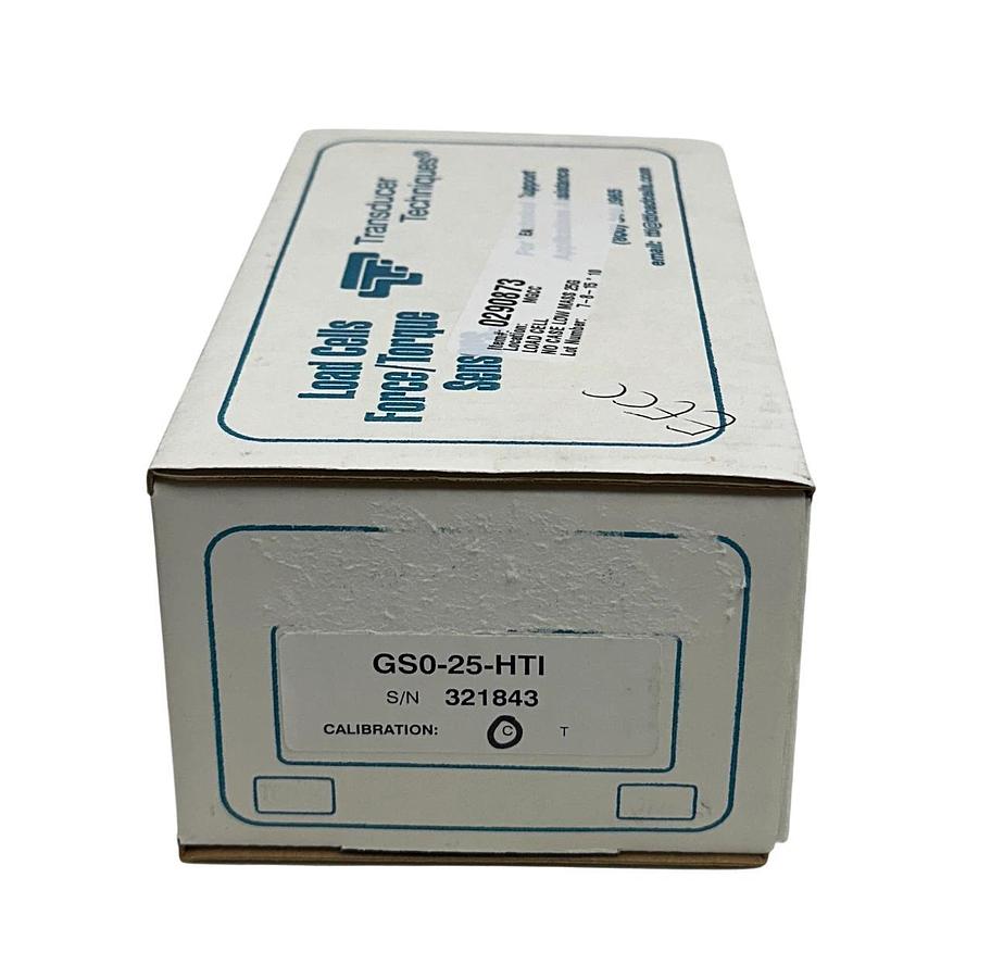 Used TRANSDUCER TECHNIQUES GSO-25-HTI / GS0-25-HTI LOAD CELL / TORQUE SENSOR NSFS