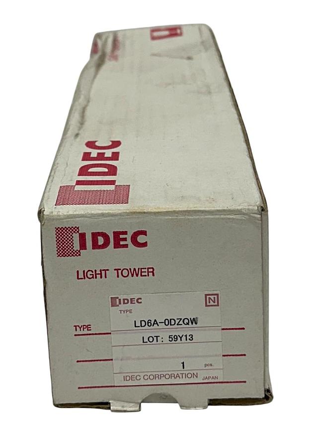Used IDEC LD6A-0DZQW / LD6A0DZQW LED LIGHT TOWER BASE DIRECT-MOUNT LD6A SERIES NSMP