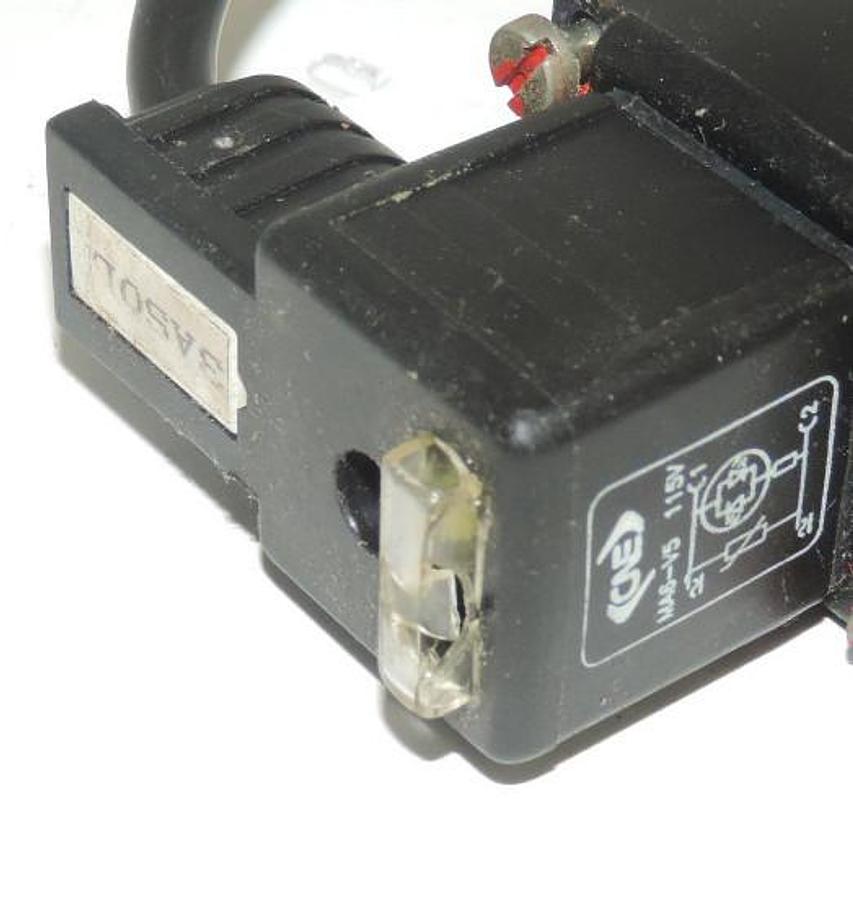 Used LOT OF 6 BURKERT 0331 SOLENOID VAVLVES WITH CNE MA6-V5 CONNECTOR CABLES