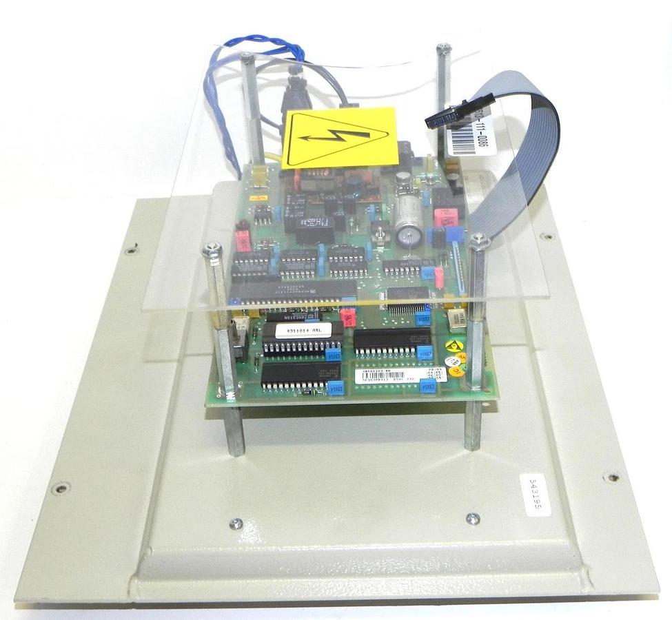 Used ABB ROBOTICS YB560-101-SV PC BOARD MONITOR LCD W/ YB560103-BR BOARD