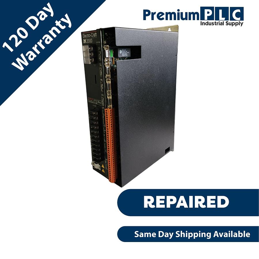 Used REPAIRED ELECTRO-CRAFT RELIANCE 9101-2162 REV. H IQ 2000 SERVO DRIVE PDM-20