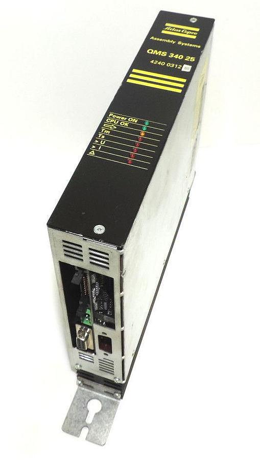 Used ATLAS COPCO 4240031281-0008 SERVO CONTROLLER QMS 340 25 340VDC 25A, QMS34025